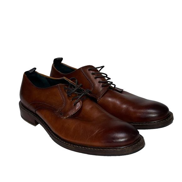 Rodd & Gunn Men\'s Size 43 Cognac Brown Leather Whitmore Street Dress Shoes 10 US main image 7